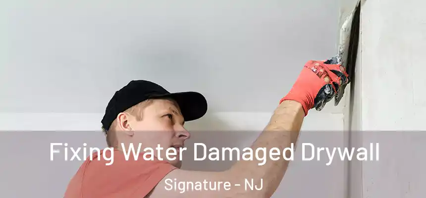  Fixing Water Damaged Drywall Signature - NJ