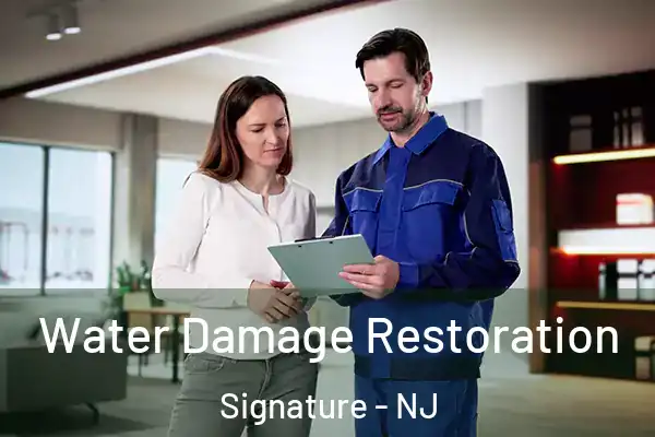  Water Damage Restoration Signature - NJ