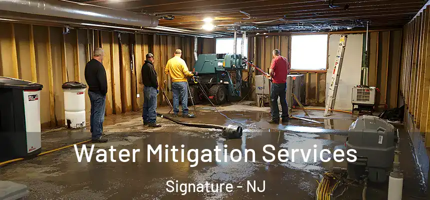  Water Mitigation Services Signature - NJ