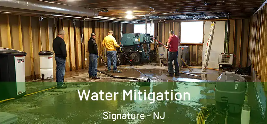  Water Mitigation Signature - NJ
